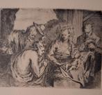 Maria met Kind - tafereel. Gravure, Enlèvement