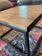 Woonkamertafel - hout en metaal, Ophalen, Zo goed als nieuw