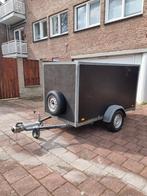 Grote gesloten aanhangwagen, Ophalen, Zo goed als nieuw