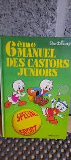 6ème manuel des castors juniors Walt Disney HACHETTE 1980, Livres, Une BD, Utilisé, Enlèvement ou Envoi
