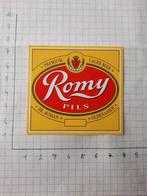 Bieretiket Romy Pils, Verzamelen, Biermerken, Ophalen of Verzenden, Nieuw