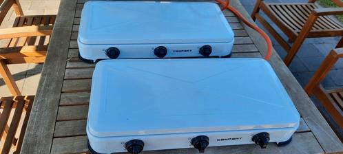 2 identieke Campart gaskooktoetstellen 3-pits als nieuw!, Caravans en Kamperen, Kampeeraccessoires, Zo goed als nieuw, Ophalen