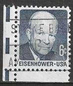 USA 1970 - Yvert 897a - Dwight David Eisenhower  (ST), Postzegels en Munten, Postzegels | Amerika, Verzenden, Gestempeld