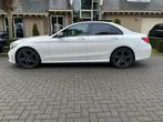 Mercedes-Benz C-klasse 200 d AMG LINE PANORAMADAK CAMERA NAV, Auto's, Mercedes-Benz, Automaat, 4 deurs, Gebruikt, Leder en Stof