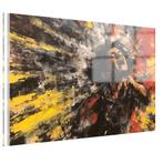 Peinture sur verre Emotion 120x80cm + système d'accrochage, Antiquités & Art, Art | Peinture | Abstraite, Envoi