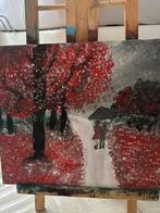 Herfst schilderij, Enlèvement