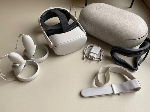 Oculus (Meta) Quest 2 128Go batterie elite + housse, Games en Spelcomputers, Virtual Reality, Zo goed als nieuw, Overige platformen