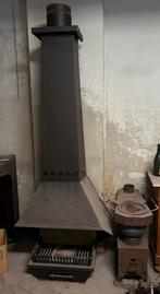 Antieke kachel (merk Turbo Bell) en kookvuur, Ophalen, Gebruikt, Houtkachel, Vrijstaand