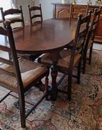 Eiken eetplaats met dressoir en buffestkast, Huis en Inrichting, Complete eetkamers, Ophalen