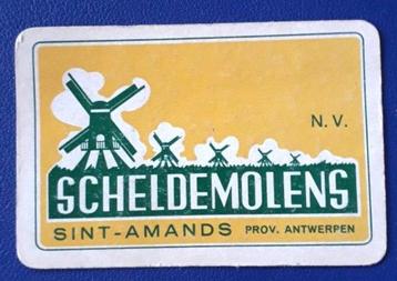 speelkaart "Scheldemolens" - Sint-Amands, Enlèvement ou Envoi, Utilisé, Carte(s) à jouer