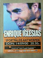 Poster Enrique Iglesias in Sportpaleis Antwerpen 2000, Ophalen of Verzenden, Zo goed als nieuw