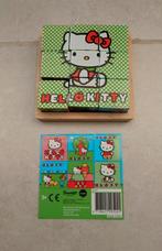 Hello kitty houten blokkenpuzzel, Ophalen of Verzenden, Zo goed als nieuw