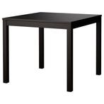 Table Haute IKEA Bjursta 110 x 110 NOIR en paquet neuf, Nieuw, 100 tot 150 cm, 100 tot 150 cm, Vier personen