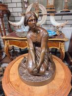 Leuk antiek bronzen beeld, Antiek en Kunst, Ophalen