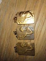 3 médailles commémoratives traversent Le Soir et  Wezen.WO.1, Enlèvement ou Envoi, Autres matériaux