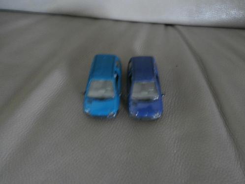 2 Renault Twingo miniatures, Collections, Jouets miniatures, Utilisé, Enlèvement ou Envoi