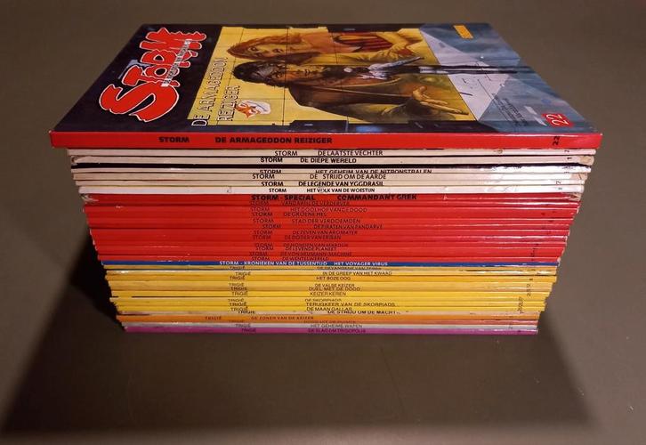 Trigië strips, Boeken, Stripverhalen, Gelezen, Ophalen of Verzenden