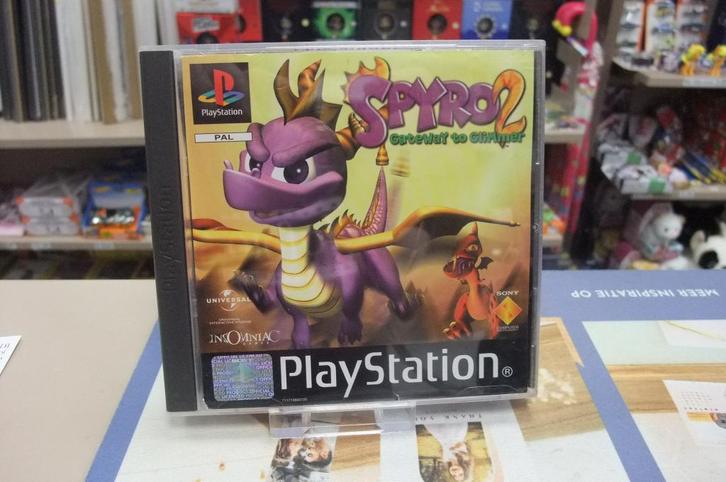 Spyro 2: Gateway to Glimmer PS1, Games en Spelcomputers, Games | Sony PlayStation 1, Gebruikt, Platform, 1 speler, Vanaf 3 jaar