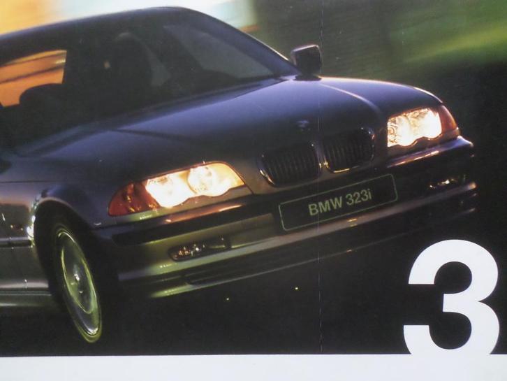 BMW Serie 3 Berline 1998 Brochure, Boeken, Auto's | Folders en Tijdschriften, BMW, Ophalen of Verzenden