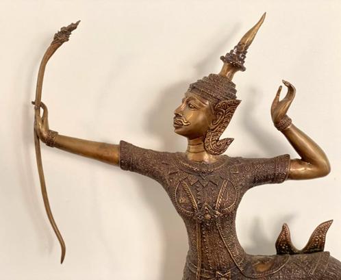 Oud bronzen koperen beeldje 70/50, Antiek en Kunst, Kunst | Beelden en Houtsnijwerken, Ophalen