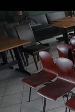30st Retro schoolstoelen Pagholz partij lot horeca, Ophalen, Zo goed als nieuw