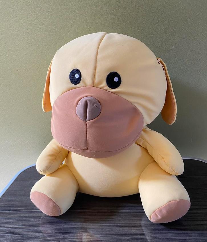 🍄 Cuddlebug Hond. Zeer proper. Reisknuffel, Kinderen en Baby's, Speelgoed | Knuffels en Pluche, Zo goed als nieuw, Hond, Ophalen of Verzenden