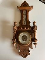 Antieke houten  barometer, Antiek en Kunst, Antiek | Klokken, Ophalen