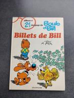 Boule & Bill album n21 - Bill's Billets, Livres, Enlèvement ou Envoi, Une BD, Comme neuf, Dupuis