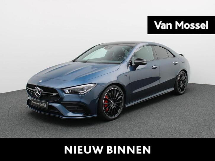 Mercedes-Benz CLA 35 AMG + PANO DAK + BURMESTER + MULTIBEAM, Auto's, Mercedes-Benz, Bedrijf, Te koop, CLA, 4x4, Centrale vergrendeling