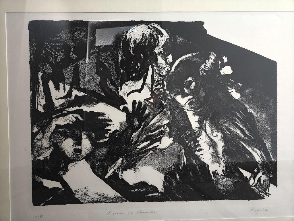 Le crime de Thermidor – Litho - Roger Somville – I/XV, Antiek en Kunst, Kunst | Litho's en Zeefdrukken, Ophalen