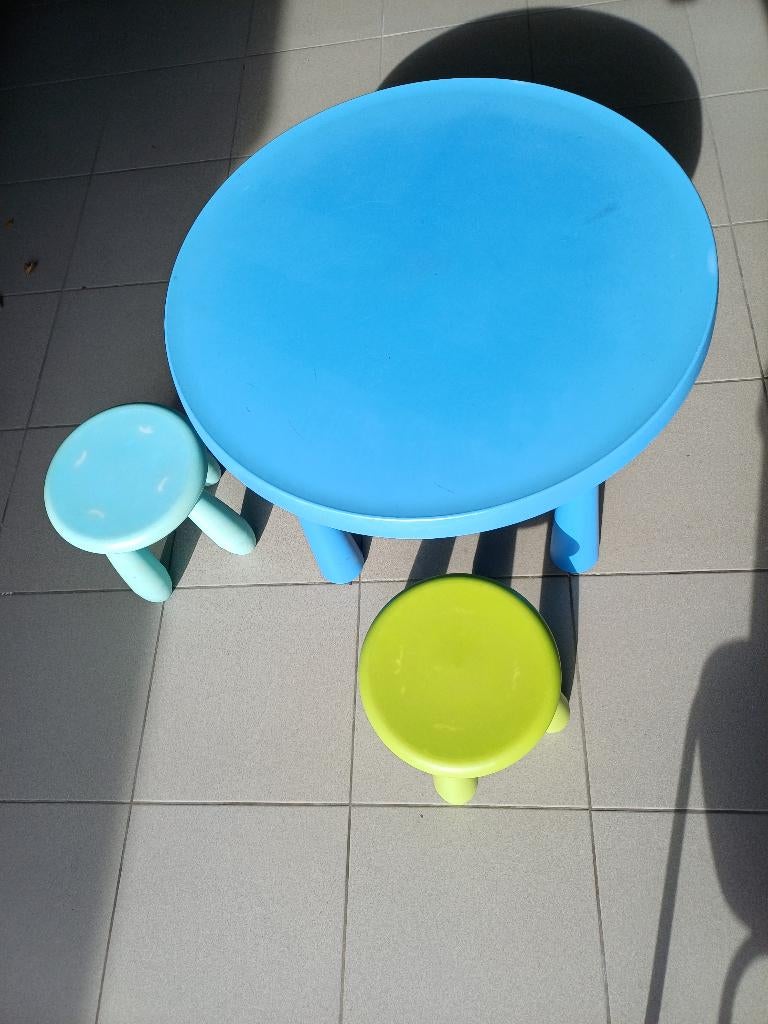 Kinderspeeltafel, Enlèvement, Utilisé