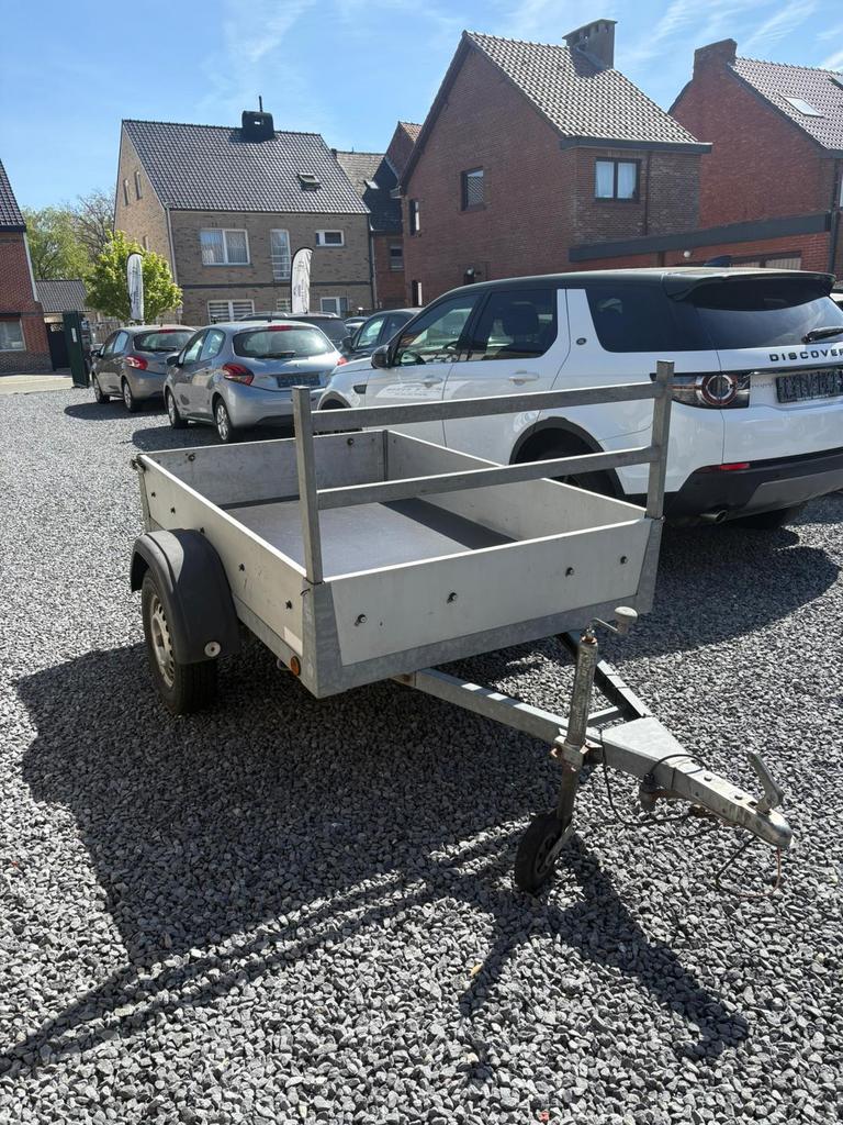 Aanhangwagen met torsie as en Alu zijpanelen, Ophalen, Zo goed als nieuw