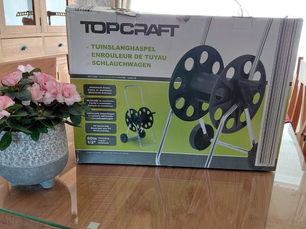 Nieuw  tuinslanghaspel, Jardin & Terrasse, Tuyaux d'arrosage, Enlèvement, Dévidoir