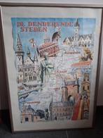 De Denderende steden., Verzamelen, Foto's en Prenten, Ophalen