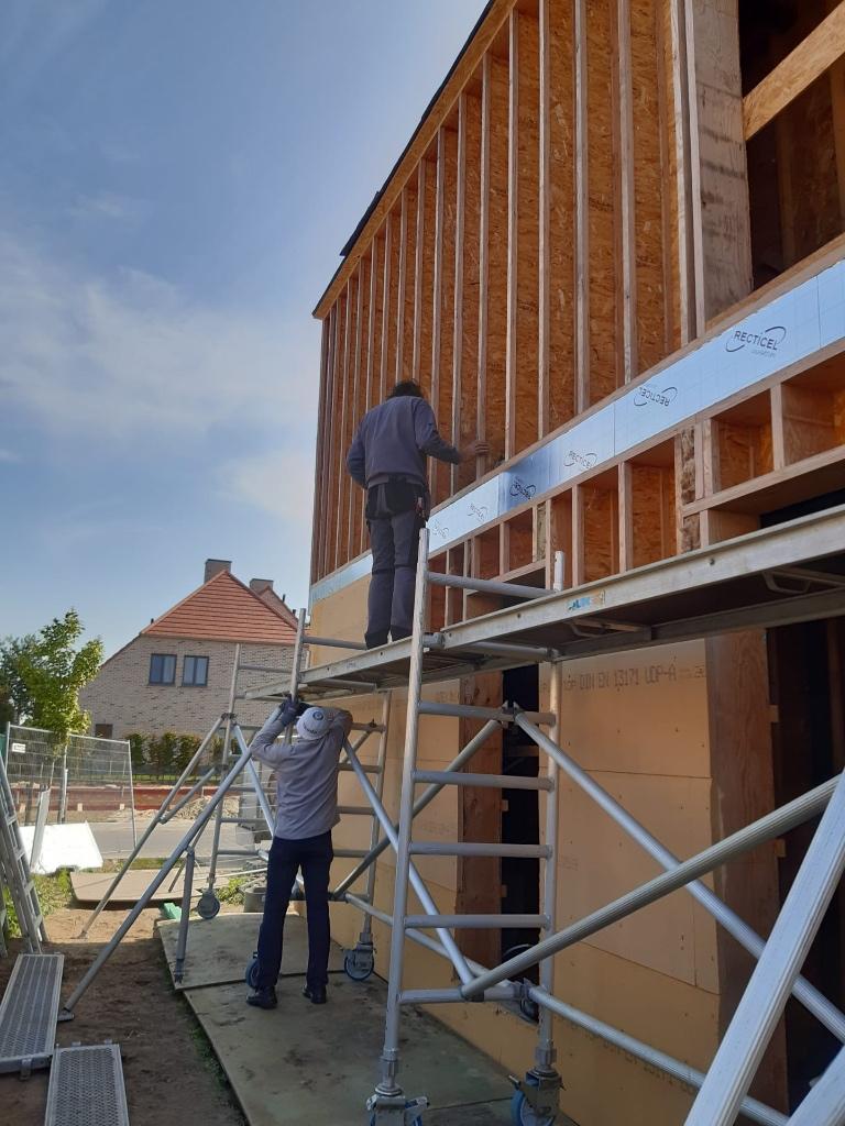 Stelling, Bricolage & Construction, Échafaudages, Utilisé, Échafaudage fixe ou roulant, 5 mètres de hauteur ou plus, Enlèvement