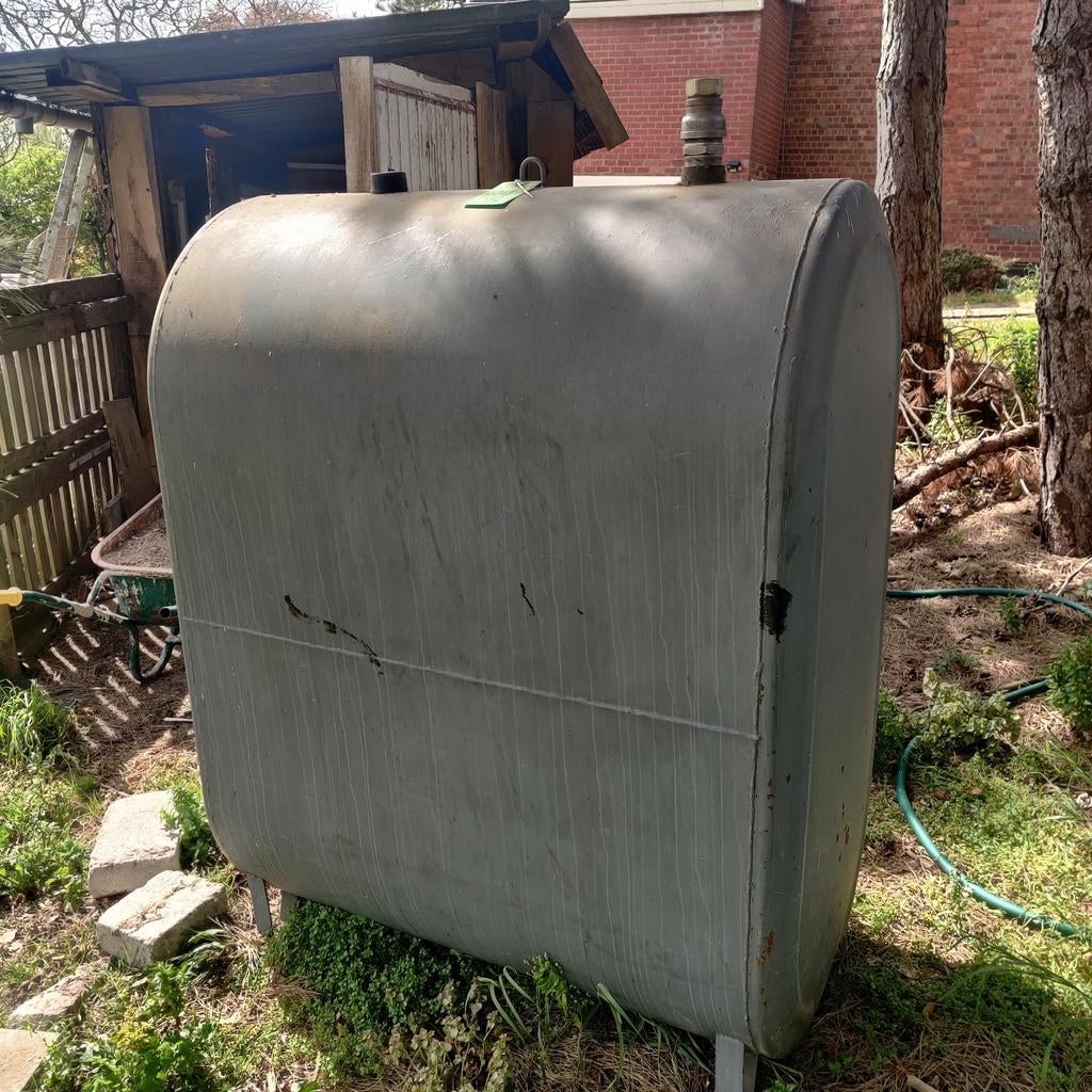 Mazout tank gratis, Ophalen