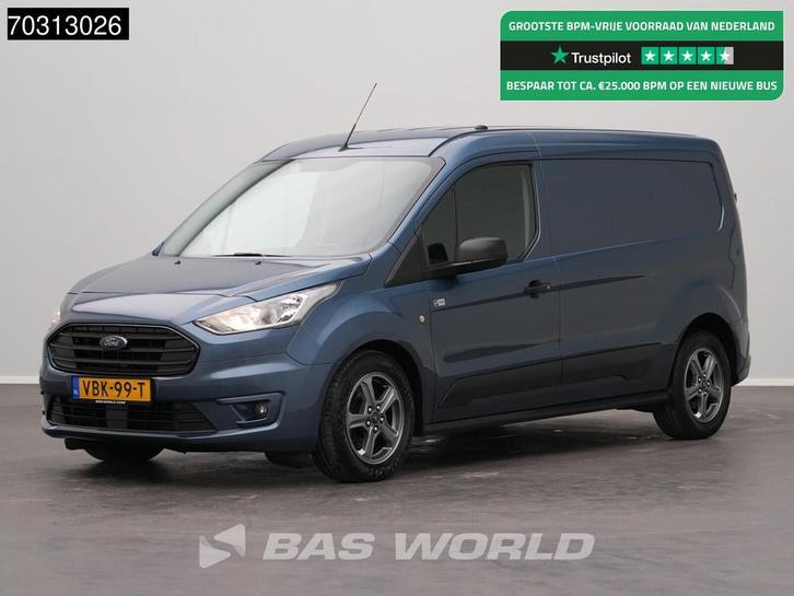 Ford Transit Connect 100PK Automaat L2H1 Trekhaak Navi Airco, Auto's, Bestelwagens en Lichte vracht, Bedrijf, Te koop, Achteruitrijcamera