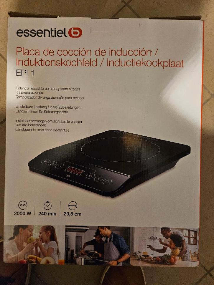 ESSENTIEL-B Taque induction électrique EPI 1, Electroménager, Tables de cuisson, Neuf, Autoportant, Enlèvement