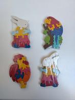 4 kleine puzzels in hout., Ophalen of Verzenden