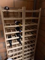 Casier à vin HUTTEN 9 bouteilles en bois massif, Maison & Meubles, Accessoires pour la Maison | Porte-bouteilles, Moins de 50 cm