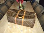 Vintage Louis Vuitton Keepall 55 - old model, Enlèvement ou Envoi, Moins de 35 cm, Brun, Utilisé