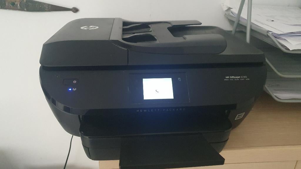 HP officejet 5740, Ophalen, Inkjetprinter, All-in-one, Zo goed als nieuw