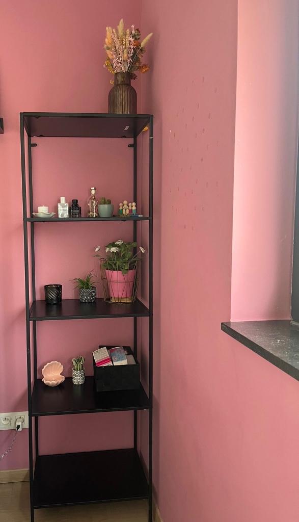 Open wandkast / wandrek, Ophalen, 50 tot 100 cm, Zo goed als nieuw, Metaal