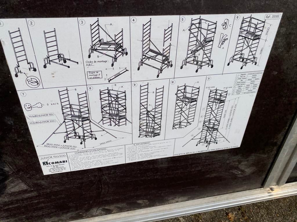 Liste des Comabi, Enlèvement, Comme neuf