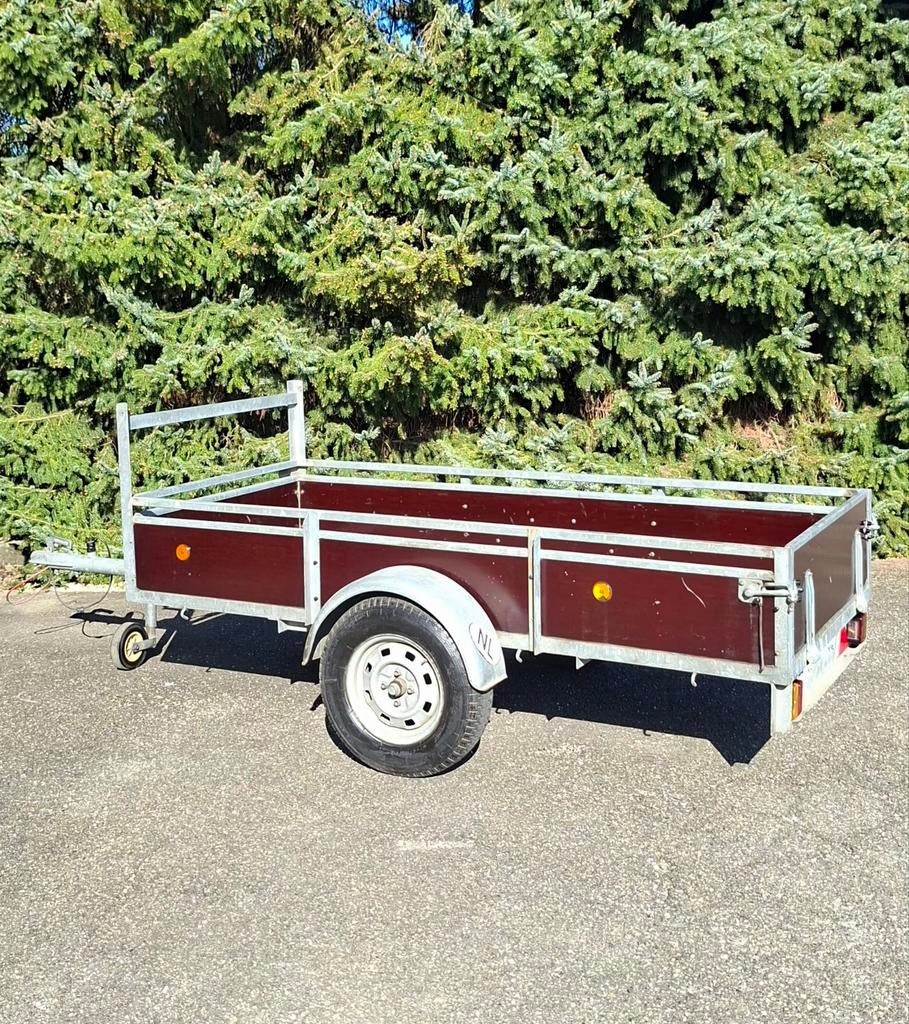 Gegalvaniseerde enkelas aanhangwagen, Auto diversen, Aanhangers en Bagagewagens, Ophalen