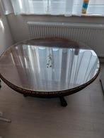 Salontafel antiek Vossekop, Ophalen, 100 tot 150 cm, 50 tot 75 cm, Eikenhout