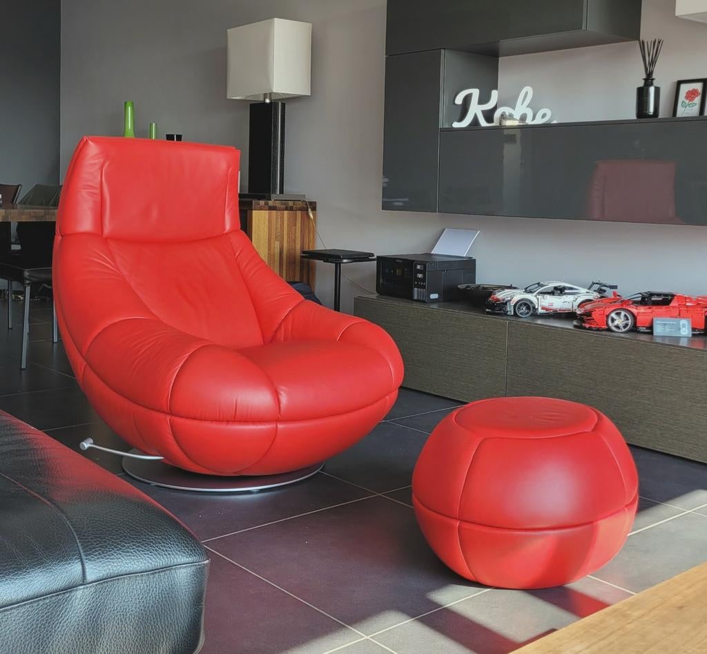 de Sede DS-166 + poef, Huis en Inrichting, Ophalen, Zo goed als nieuw, Eenpersoons