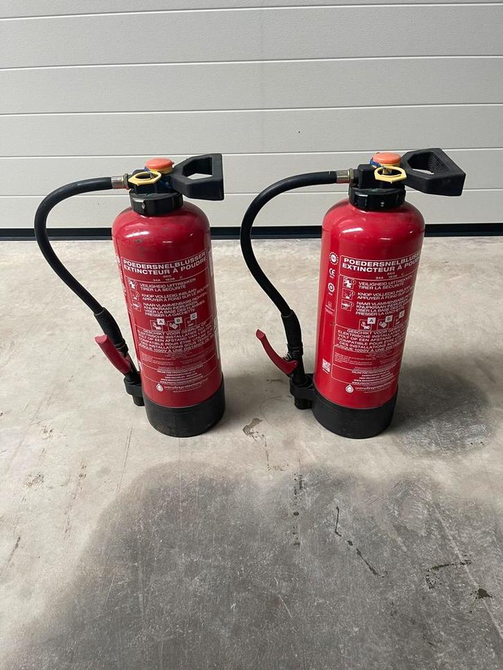 Poederblusser 6kg, Huis en Inrichting, Brandblussers en Brandkasten, Zo goed als nieuw, Brandblusser, Ophalen