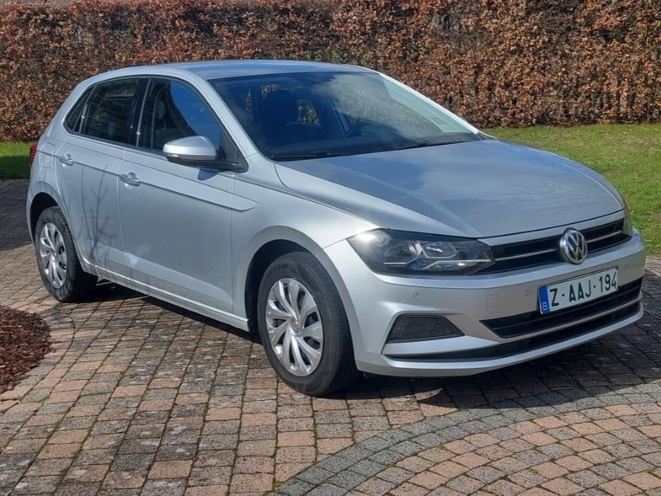 Polo - automaat - 5 deurs - Airco - garantie - 92.958 km, Autos, Volkswagen, Argent ou Gris, Achat, Euro 6, Entreprise