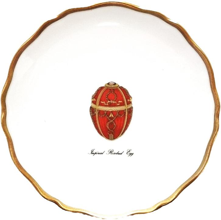 Assiette Fabergé - Porcelaine de Limoges, France., Antiquités & Art, Antiquités | Porcelaine, Enlèvement ou Envoi